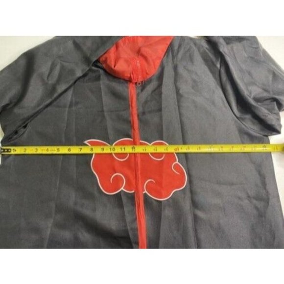 Naruto Shippuden Akatsuki Anime Cosplay Costume Cloak Adult Size Small EUC - Picture 4 of 5